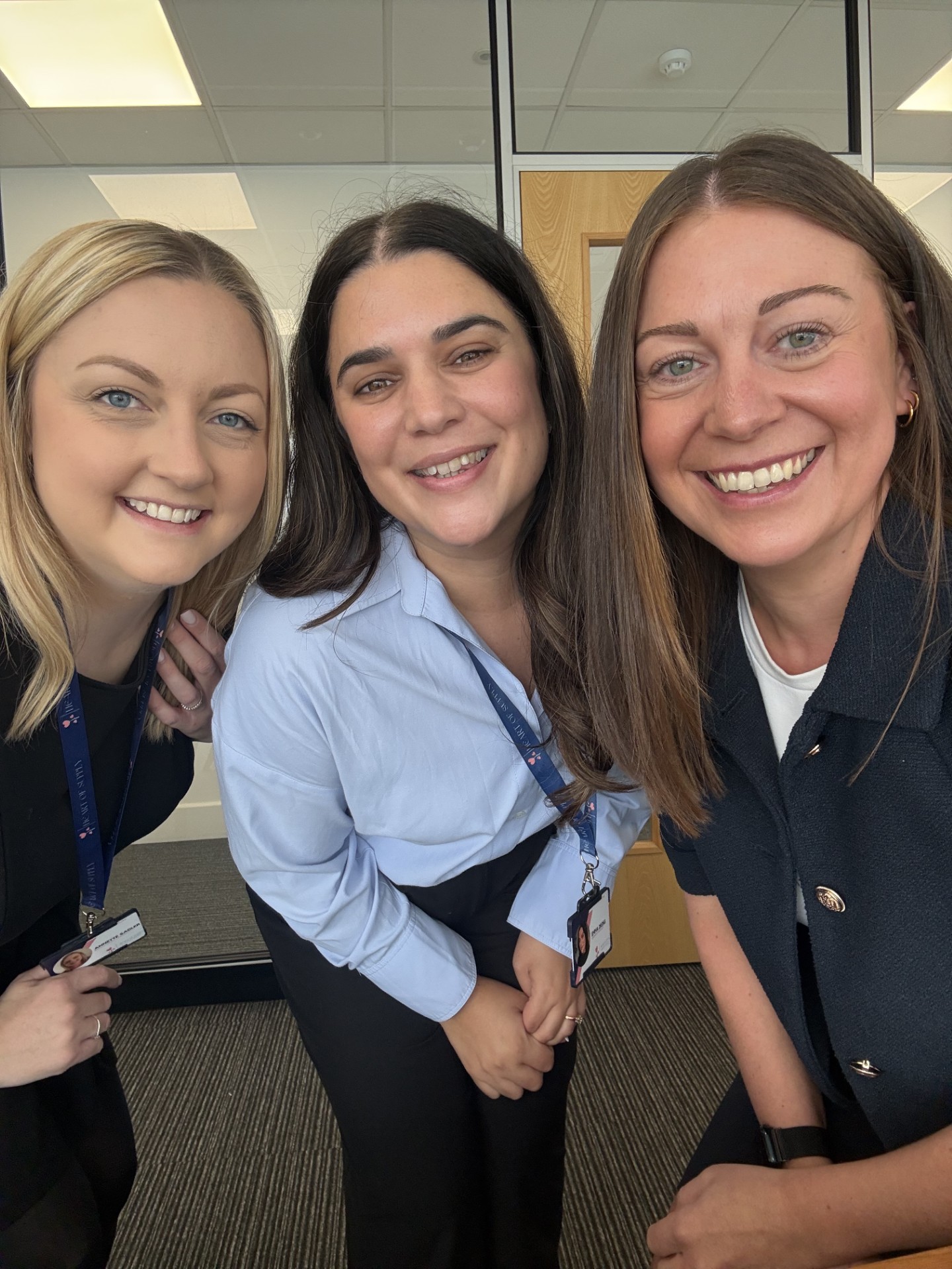 Annette Sadler, Emma Dring and Jess Fisher of the Heart of Supply team, smiling together